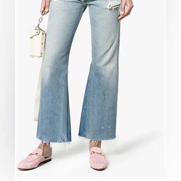 Gucci Princetown Lace Leather Horsebit Mules Size 37 Size 7 Sugar Pink - Picture 2 of 16